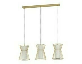 Svítidlo závěsné EGLO HL 3 E27 GOLDFARBEN WEISS MASETA