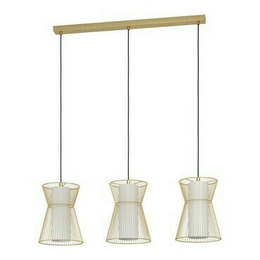 Svítidlo závěsné EGLO HL 3 E27 GOLDFARBEN WEISS MASETA