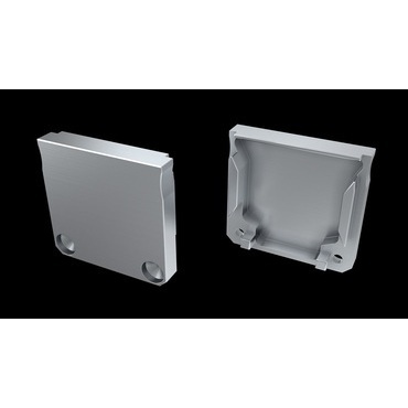 Koncovka profilu GREENLUX EC-PROFIL DILEDA SILVER ALU (12-0195-11)