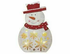 EMOS DCWW07 5LED XMAS WOOD SNOWMAN 2AA T WW