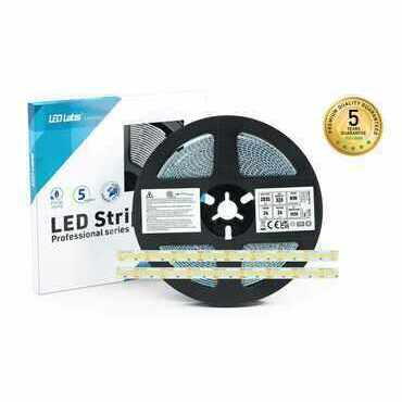 LED pásek GREENLUX LED STRIP 320LED/24W/m IP20 NW Ra90 24V 5m (*5m=1pcs)