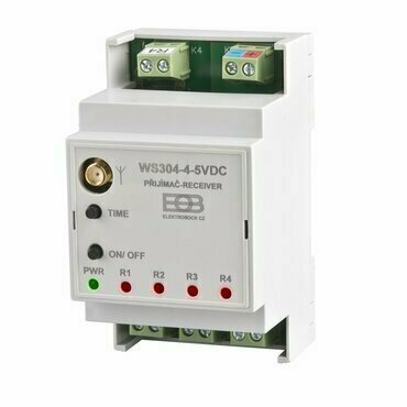 ELB 3404 WS304-4-5VDC Přijímač na DIN lištu Un-5VDC4 kanálový
