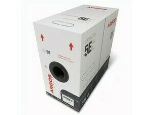 Kabel datový ARGOS CAT5E, UTP, PE, Fca, 305 m, venkovní, černá