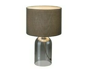 Stolní lampa Luxin kouřové sklo E14 1×40W RABALUX 74047