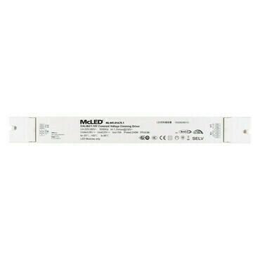 LED driver napěťový MC LED 240W, DC 24V/10A, IP20, řízení DALI, 0/1-10V a tlačítko