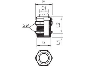 V-TEC VM16 EMV Vývodka