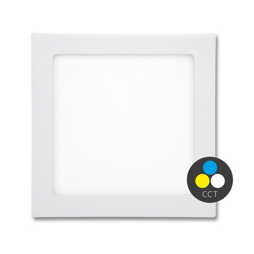 LED panel ECOPLANET RAFA 24V 12W, 960lm, 2000-6000K, IP44, bílá