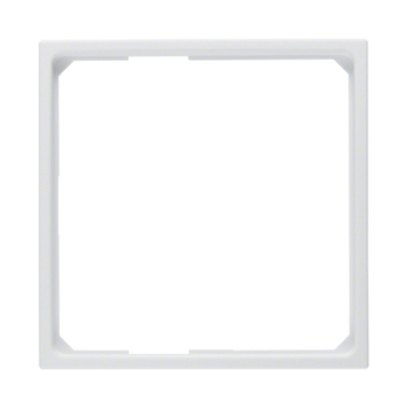 HAG 11091919 Mezirámeček pro středový díl 50x50 mm, Berker S.1/B.x, bílá, mat