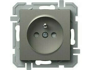 TEM ZÁSUVKA FRANCOUZSKÁ  2P+E 16A 250V~ BV TI XO titan