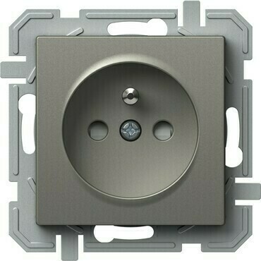 TEM ZÁSUVKA FRANCOUZSKÁ  2P+E 16A 250V~ BV TI XO titan