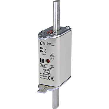 ETI 004184209 pojistka, NH1C gG 35A/500V
