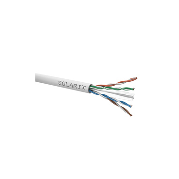 Kabel datový SOLARIX SXKD-6-UTP-PVC, CAT6, UTP, PVC, Eca, 305m, šedý
