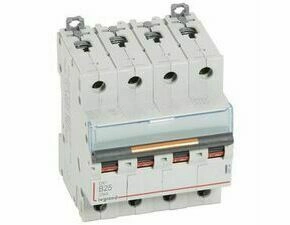 Jistič čtyřpolový LEGRAND 409744 DX3 4P B25 25KA