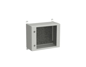 Rozvaděč nástěnný SOLARIX LC-20-9U-63-11-G, 19", 9U, 600x300 mm, skleněné dveře, zámek, venkovní