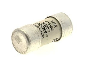 Pojistka válcová EATON SMD10 (norma BS88) pro veřejné osvětlení, 415V AC, 10A, gG