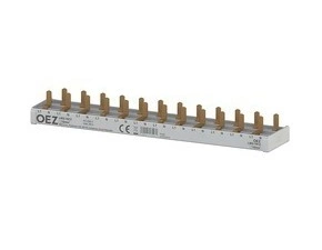 Propojovací lišta OEZ:46805 LMS-1N12, 1+N provedení pro přístroje 1+N v 1modulu, počet vývodů 12