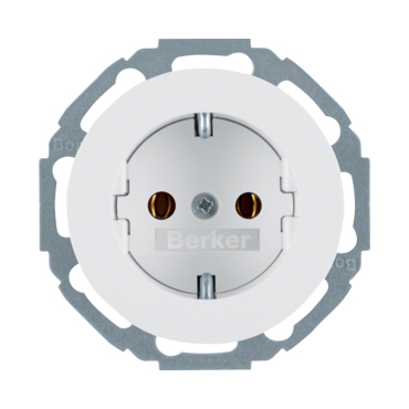 HAG 47552089 Zásuvka, SCHUKO, 16 A, 250 V ~ se zvýšenou ochranou kontaktů IEC 60884-1, bezšroub. svo
