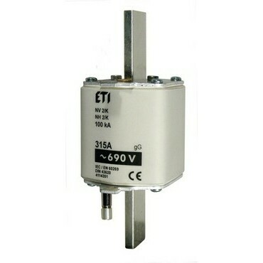 ETI 004114345 pojistka, NH2/K gG 160A/690V