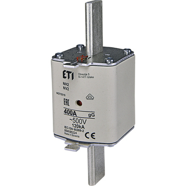 ETI 004185224 pojistka, NH2 gG 400A/500V