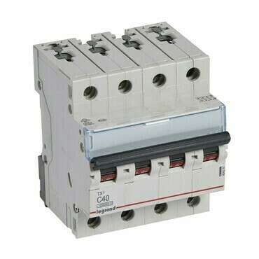 Jistič čtyřpolový LEGRAND 404260 TX3 4P C40 10000A