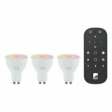 EGLO SET 3XLM-ZIG-RGB/CCT GU10 4,5W+1XFB
