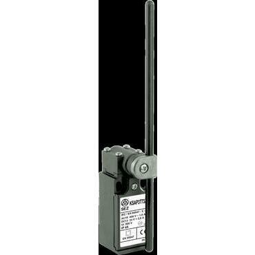 SEZ KSAP3T74W02 Koncový spínač plastový, ovládaný sklolaminátovou tyčkou (průměr 6 mm), šířka 30 mm
