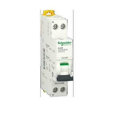 SCHN A9P44616 Jistič Acti9 iC40N 1P+N 16A B 6kA RP 0,13kč/ks