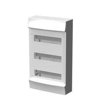 Rozvodnice nástěnná ABB 1SPE007717F0600, IP41/36M, Mistral41W bez. N/PE, bez dvířek