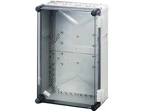 HEN Mi 9300 Prázdná rozvodnice s průhledným víkem na pantech, IP 65, vnější rozměry (š-v-h) 300x450x