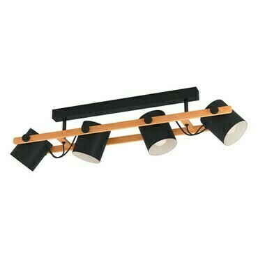 Svítidlo stropní EGLO DL 4 E27 SCHWARZ-CREME HOLZ HORNWOOD