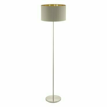 Lampa stojací EGLO STL 1 NICKEL-M TAUPE-GOLD MASERLO