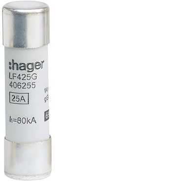 HAG LF425G Pojistka válcová, velikost 14x51, 25A gG, 690V AC