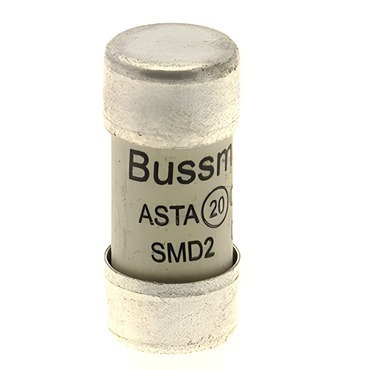 Pojistka válcová EATON SMD2 (norma BS88) pro veřejné osvětlení, 415V AC, 2A, gG