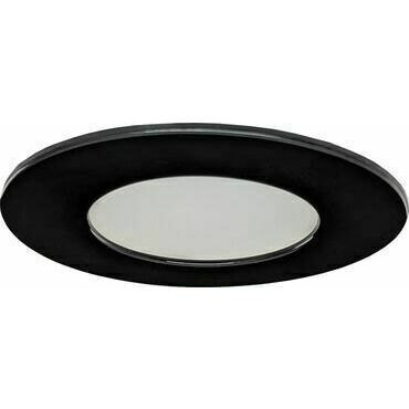 LED svítidlo vestavné GREENLUX LED BONO-R Black 8W NW, černá