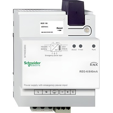 SCHN MTN683890 KNX napájecí zdroj REG-K/640 mA se vstupem pro záložní napájení