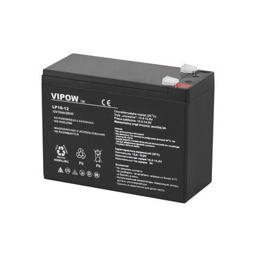 Baterie olověná VIPOW BAT0215, 12V, 10Ah