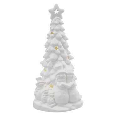 EMOS DCLW31 4LED CERAMIC TREE SNOWMAN 2AA WW