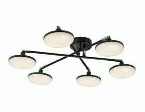 LED svítidlo stropní RABALUX 71063 MADI matná černá LED 24W