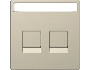 SCHN MTN4564-6033 Centrální deska, Merten D-Life, s popisovým polem pro dvojnásobný mechanismus dato