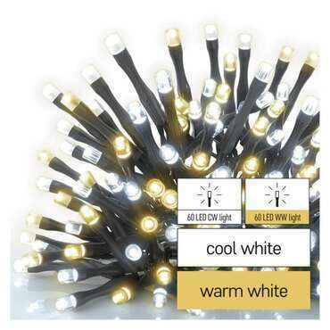 EMOS D4AN05 120LED XMAS CLS TIMER 12M WW/CW