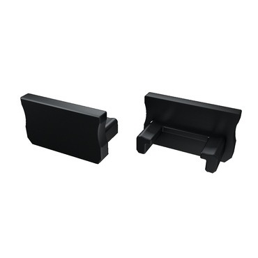 Koncovka profilu GREENLUX EC-PROFIL A BLACK (12-0012-01)