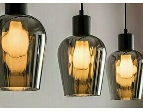 Svítidlo závěsné RABALUX 72271 FLORIAN matná černá E27 4x MAX 40W