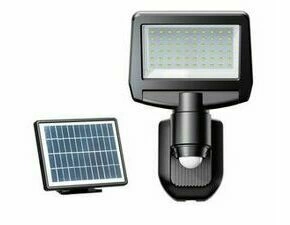 LED svítidlo nástěnné GREENLUX TOMI SOLAR 10W NW, senzor, černá