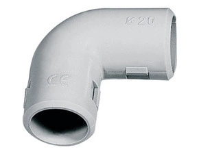 SCHM CAN-CI16 Koleno 90°, pro spojení dvou trubek stejného průměru, průměr 16 mm