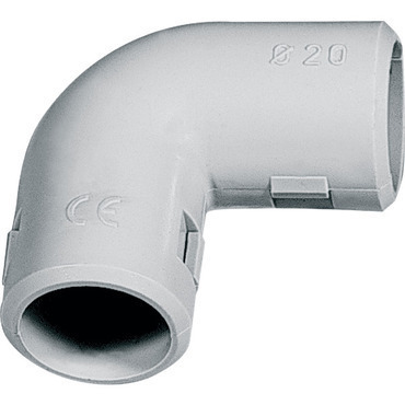 SCHM CAN-CI16 Koleno 90°, pro spojení dvou trubek stejného průměru, průměr 16 mm