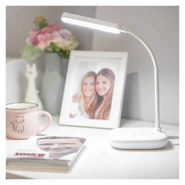 EMOS Z7638W LED STOLNÍ LAMPA MOLLY BÍLÁ