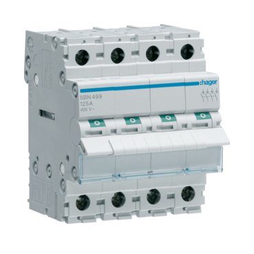 HAG SBN499 Vypínač 4 pól. 125A