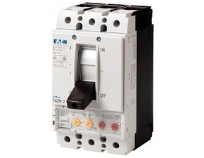 EATON 100777 NZMH2-VE100-S1 Jistič, 3pól, el.spoušť, selektivní, In=100A, Icu=10kA, Un=1000V AC