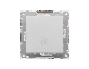 Přepínač střídavý SIMON 55 TW6L.01/143, LED podsv., ř.6So, 10A/250V~, bezšr. sv., hliníková mat