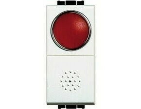 LEG N4038R BTL TLAČÍTKO, ČERV.DIFUZOR, 1M